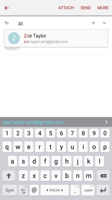 Press the required contact. Press the required contact.
