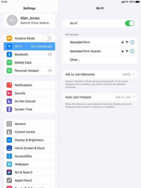 Press the required Wi-Fi network and key in the password for the Wi-Fi network. Press the required Wi-Fi network and key in the password for the Wi-Fi network.