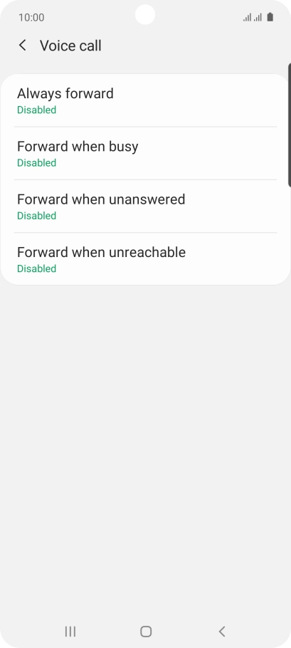 Press the Home key to return to the home screen.