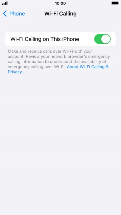 Press the Home key to return to the home screen.