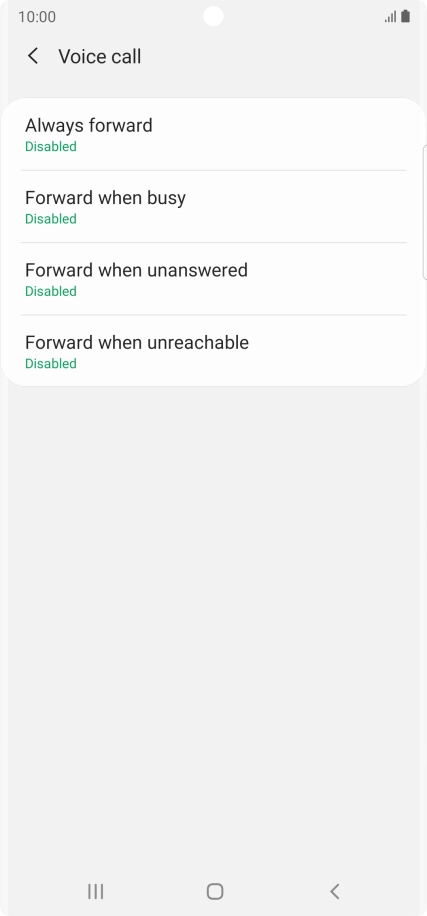 Press the Home key to return to the home screen.