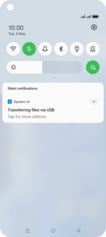Press Tap for more options.