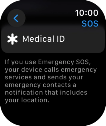 Press Medical ID. Press Medical ID.