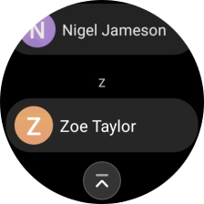 Press the required contact.