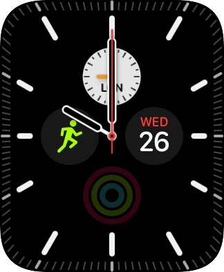 Press the Digital Crown.