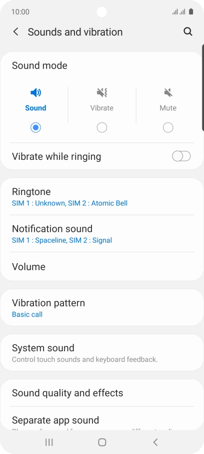 Press Ringtone.