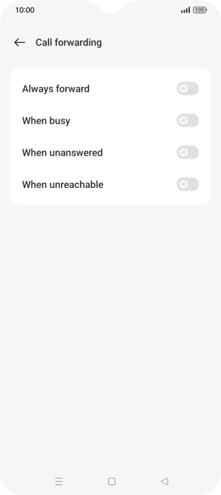 Press the Home key to return to the home screen.