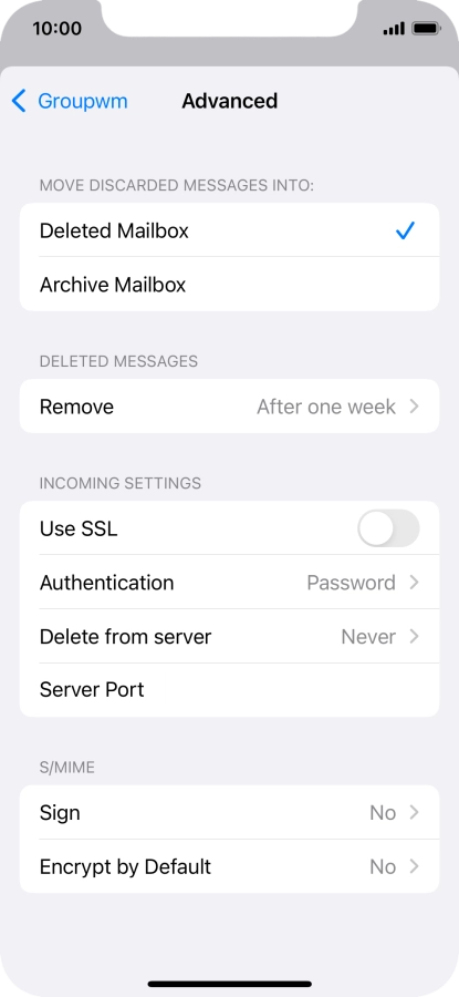 Press Authentication.