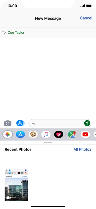 Press All Photos and go to the required folder.
