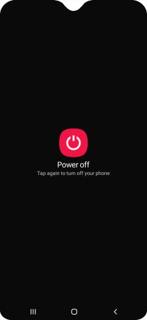 Press Power off.