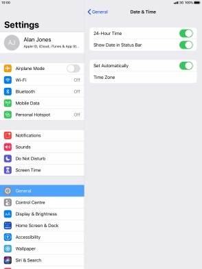 Press the Home key to return to the home screen.
