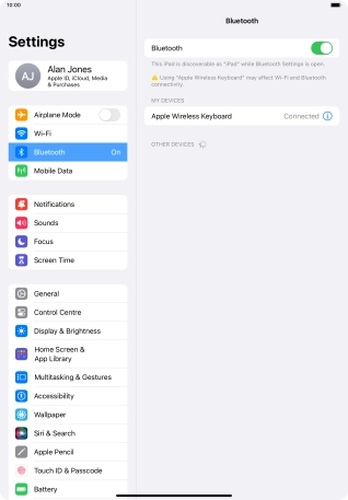 Slide your finger upwards starting from the bottom of the screen to return to the home screen.