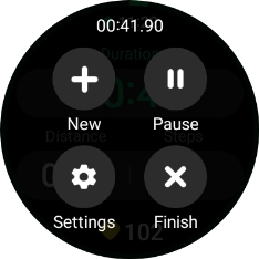 Press Pause to pause activity.