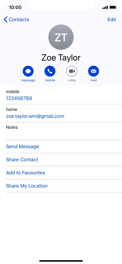 Press the required number.