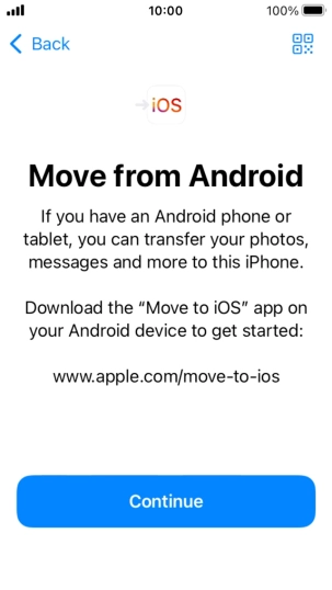 To transfer content to your phone, you need to install the app To transfer content to your phone, you need to install the app