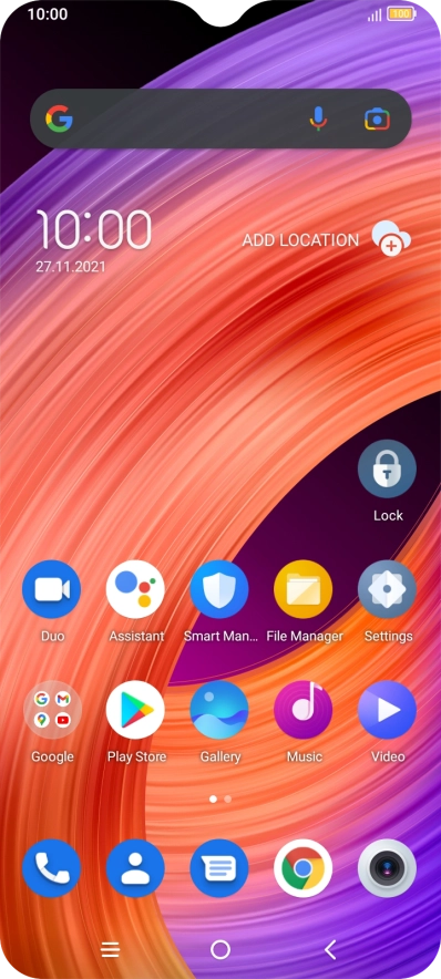 Press the Home key to return to the home screen. Press the Home key to return to the home screen.
