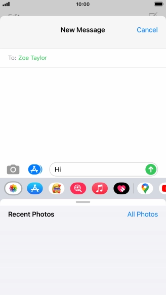 Press All Photos and go to the required folder.
