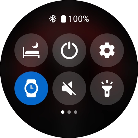 Press the power off icon. Press the power off icon.