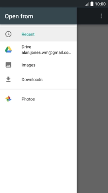 Press Images and go to the required folder.