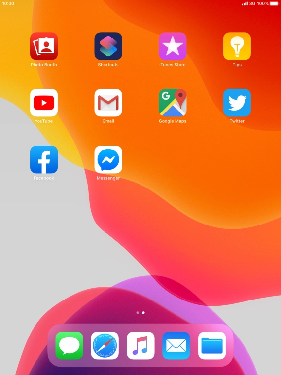 Press and hold any app. Press and hold any app.