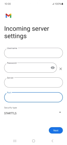 Press the drop down list below 