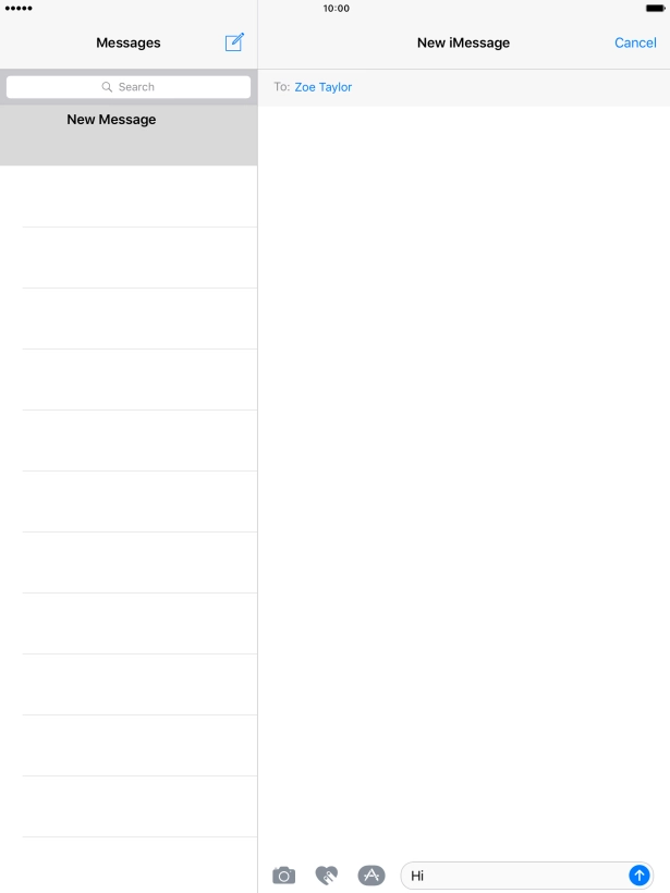 Press the sticker icon and follow the instructions on the screen to add a sticker to your iMessage. Press the sticker icon and follow the instructions on the screen to add a sticker to your iMessage.