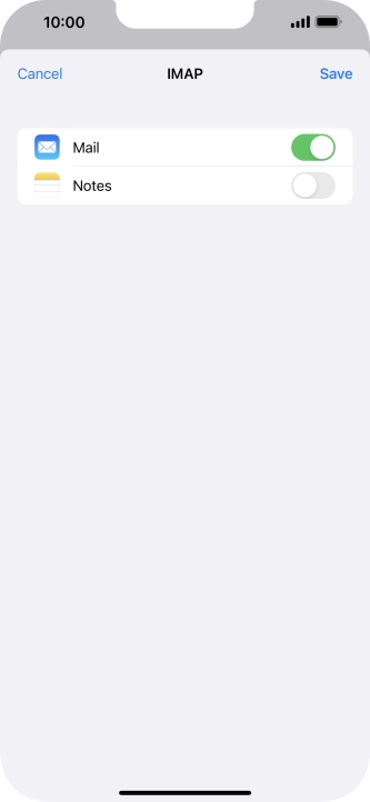 Press Save. Your email account has now been set up. To select more settings for incoming and outgoing server, proceed with the following steps.