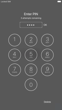 Key in your PIN and press OK.