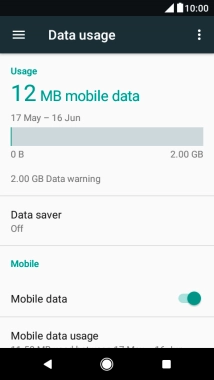 Press the indicator to turn the function on or off.