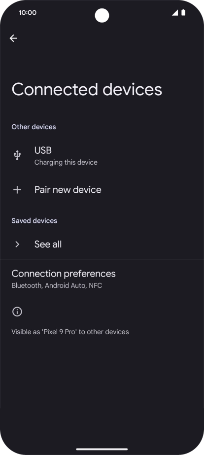 Press Pair new device.