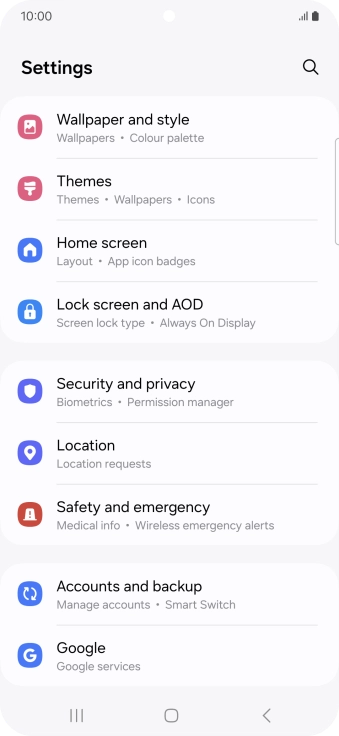 Press Accounts and backup.