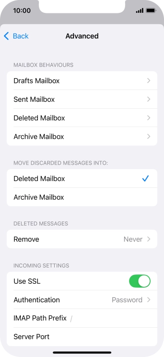 Press Authentication.