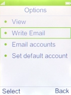 Select Write Email. Select Write Email.