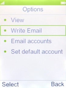 Select Write Email. Select Write Email.