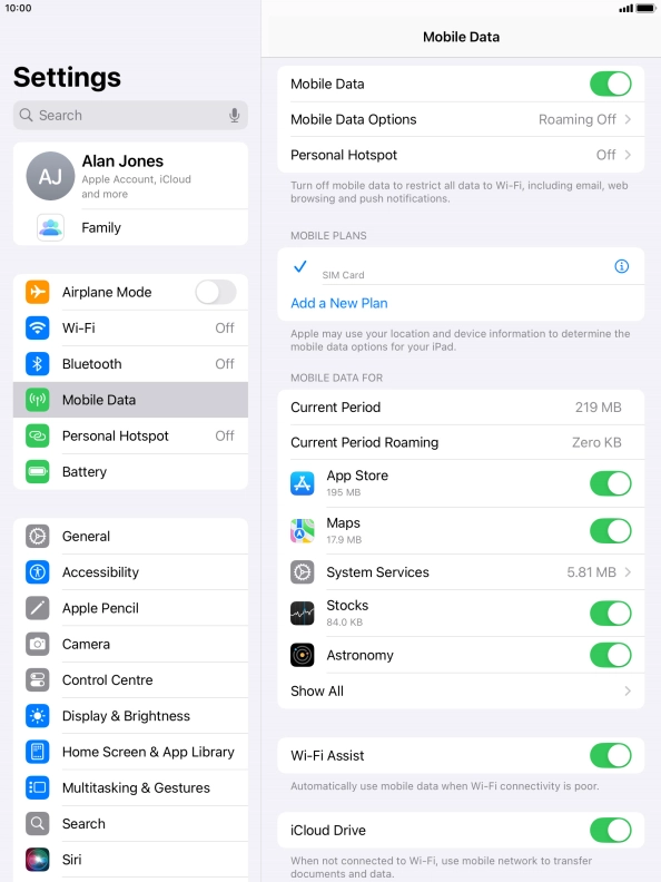 Press the info icon next to the required price plan below 