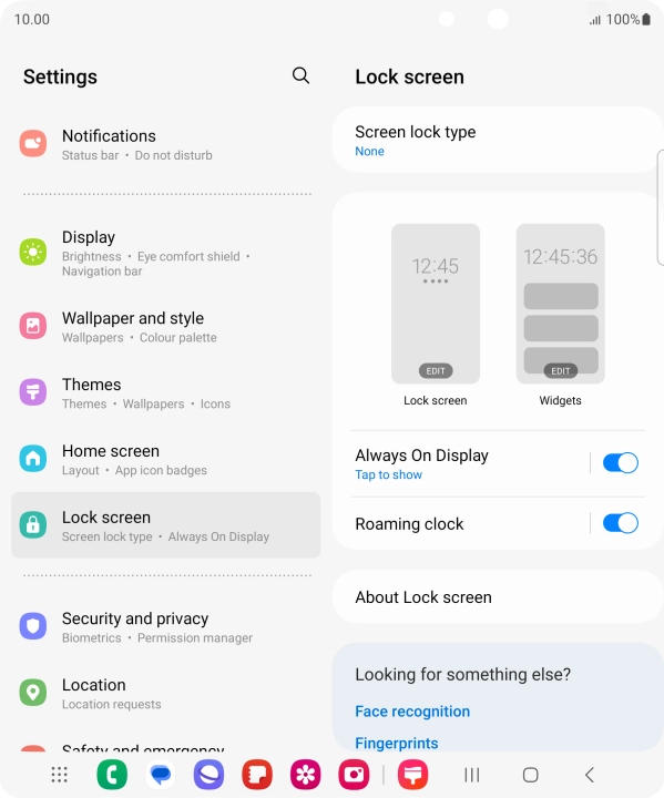 Press the Home key to return to the home screen.