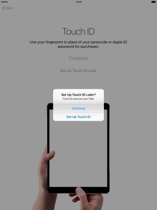 If you turn off the function, press Continue.