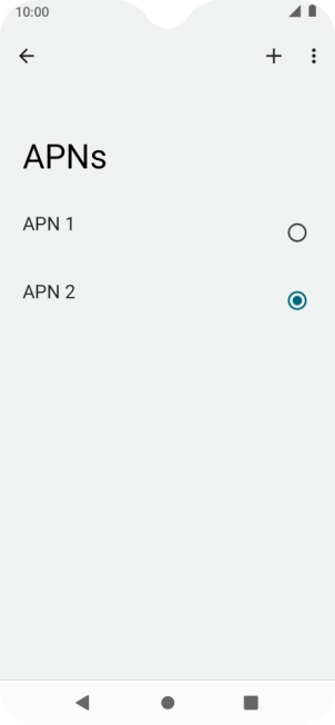 Press the Home key to return to the home screen.