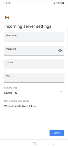 Press the field below 