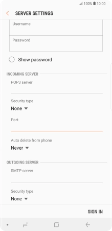 Press the drop down list below 