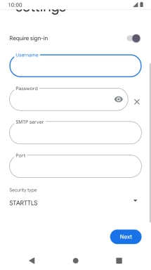 Press the field below 
