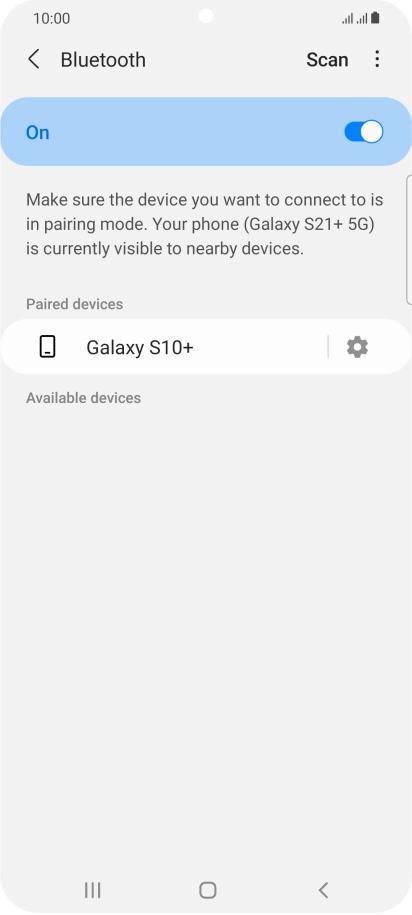 Press the Home key to return to the home screen.