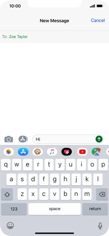 Press the picture icon.