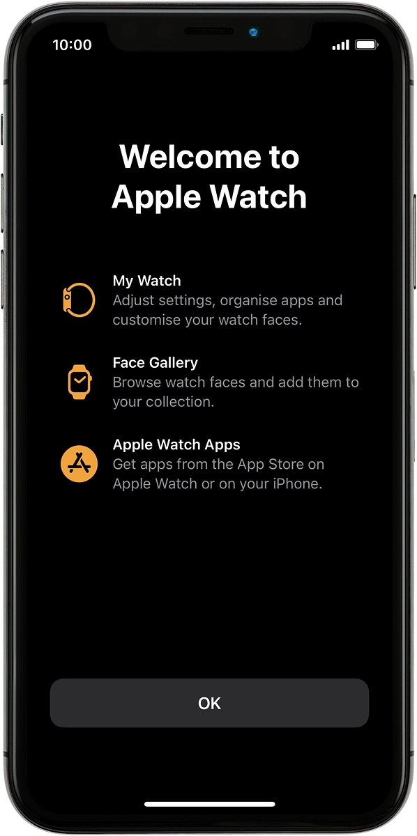 On your phone: Press OK to finish the activation.