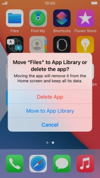 Press Delete App.