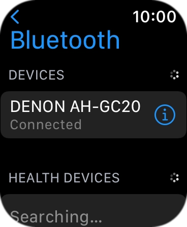 Press the Digital Crown to return to the home screen.