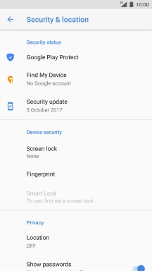 Press the Home key to return to the home screen.