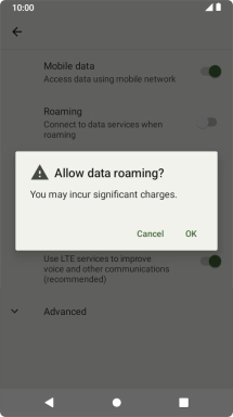 If you turn on the function, press OK.