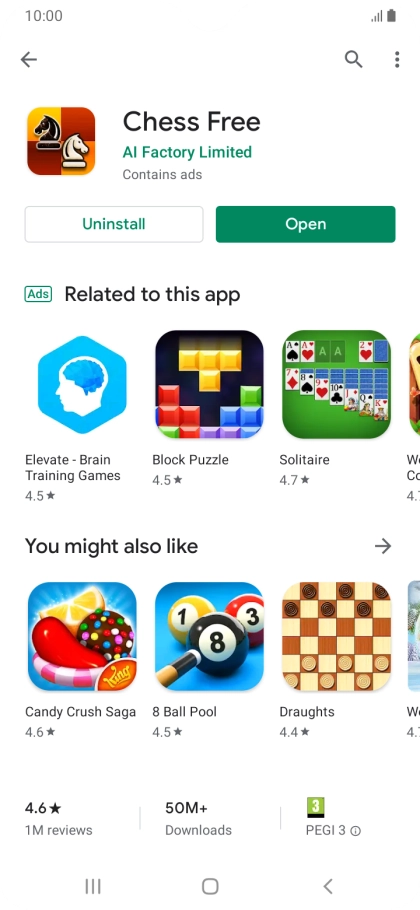 Press the Home key to return to the home screen.