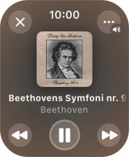 Turn the Digital Crown to select the required volume. Turn the Digital Crown to select the required volume.